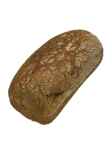 Afbeelding van Volkoren tarwe molenbrood met rogge deco heel