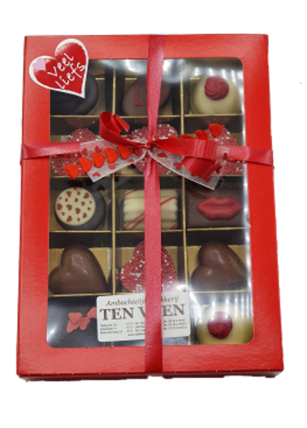 Afbeelding van Luxe chocolade doos 15 stuks