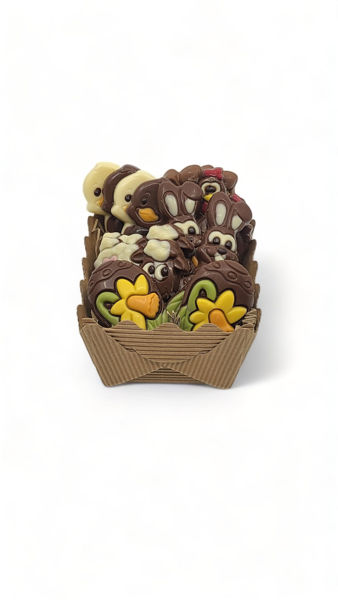 Afbeelding van Cadeauverpakking massieve paaschocolade