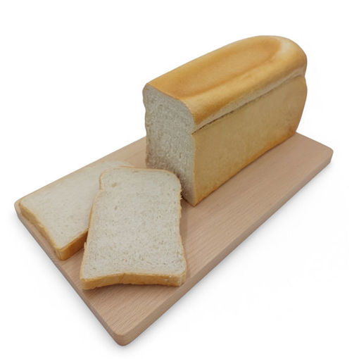 Afbeelding van Wit tarwe vierkant casinobrood