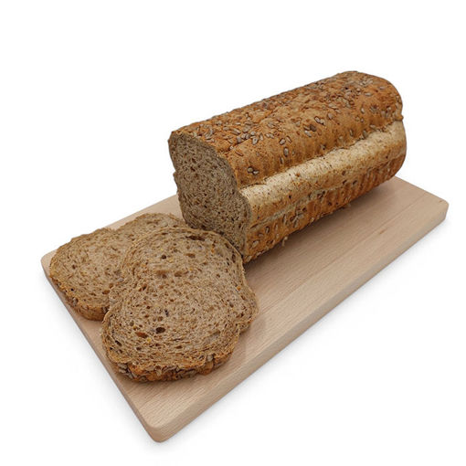 Afbeelding van Zonneveld bruin meergranen casinobrood met zonnebloempitten deco