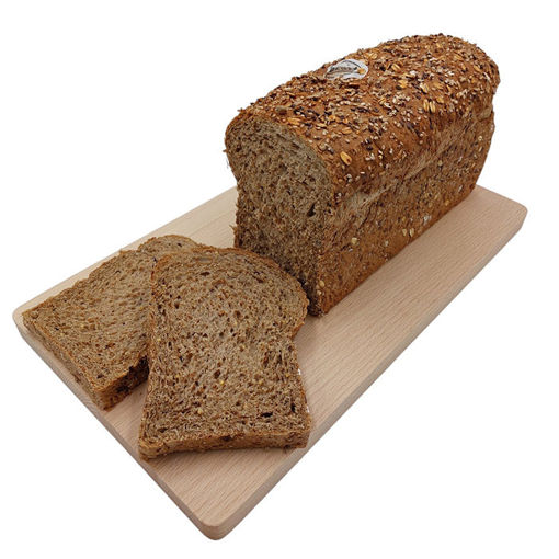 Afbeelding van Zuurdesem bruin tarwebrood met gemengd zaad heel