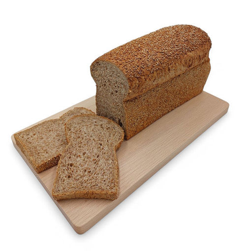 Afbeelding van Volkoren tarwebrood met sesamzaad deco
