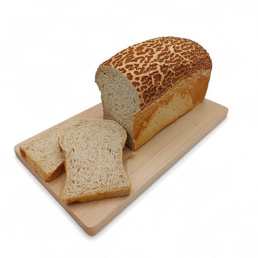 Afbeelding van Lichtbruin tarwemoutbrood met tijgerkorst