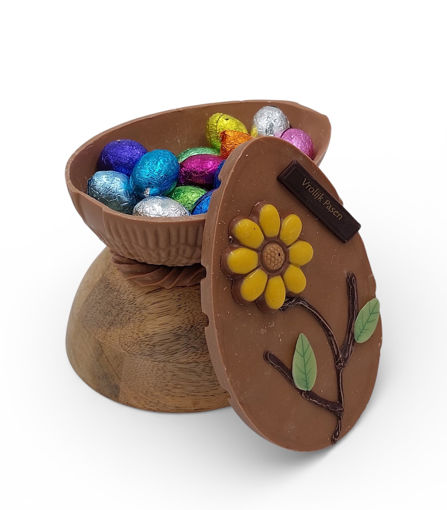 Afbeelding van Gevulde eierschaal met deksel